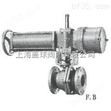 BSW-150UTB不锈钢法兰气动球阀，KITZ阀门，北泽阀门上海