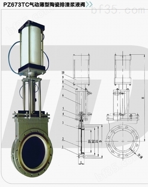 气动薄型陶瓷排渣浆液阀-无锡阿姆利流体控制设备有限公司
