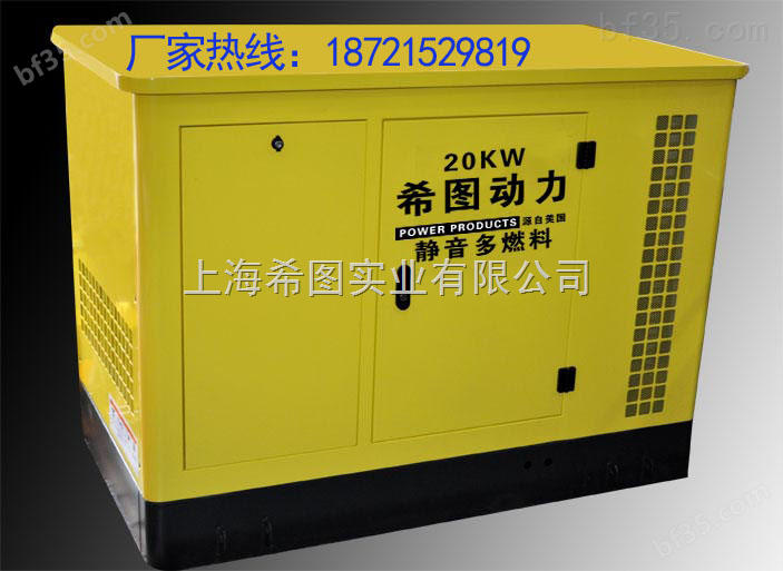 220V电压20KW汽油发电机
